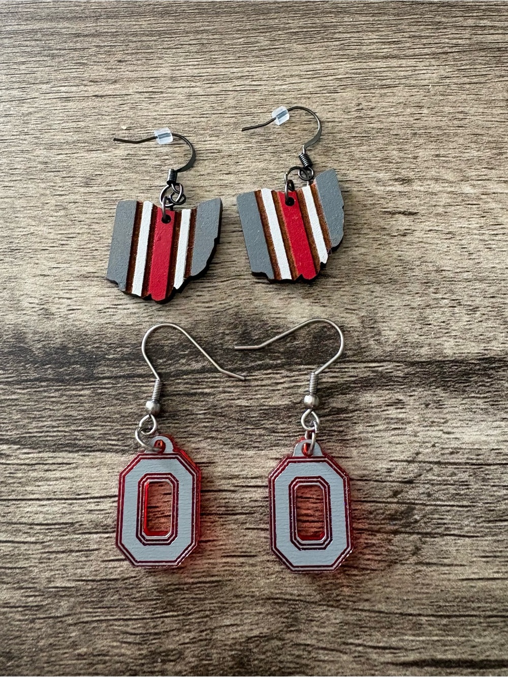 NWOT Ohio State Earrings